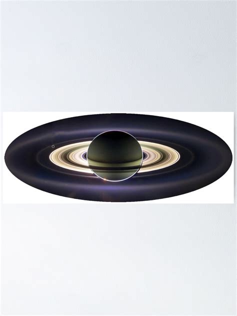 Earth From Saturn Via Cassini Poster For Sale By Spacestuffplus