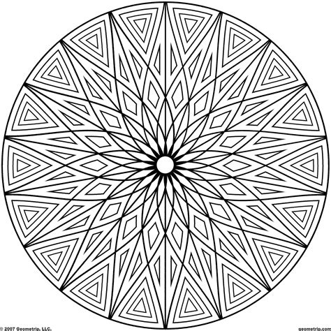 Akvis coloriage manipulates colors of an image: Black And White Geometric Coloring Page - Coloring Home