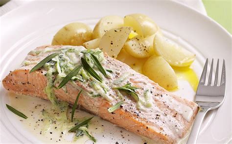 Poached Salmon With Cucumber Sauce Recipe Food To Love