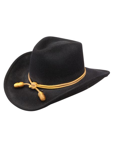 John Wayne Collection By Stetson The Fort Crushable Felt Hat Black J