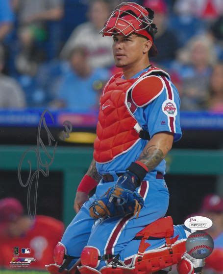 Autographed Wilson Ramos 8x10 Philadelphia Phillies Photo Jsa Main