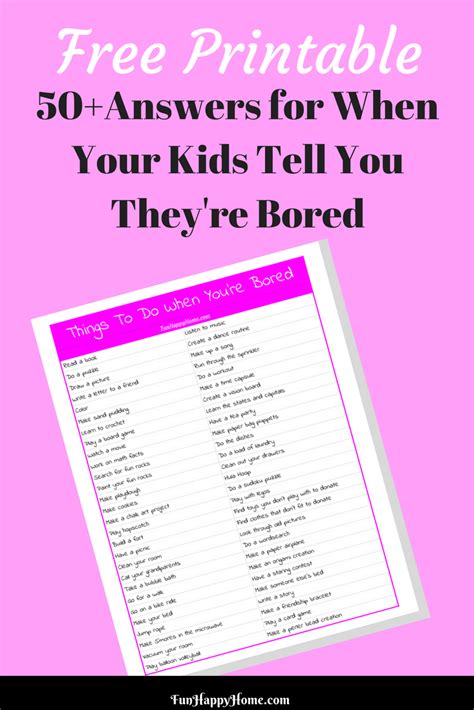 Things To Do When You Are Bored For Kids 50 Summer Boredom Busters