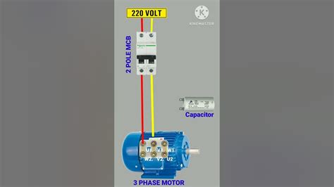 How To Run 3 Phase Motor On Single Phase 3 Phase Motor To Single