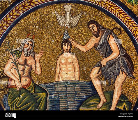 Baptism Of Jesus By Saint John The Baptist In The Baptism Of Jesus The