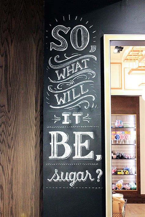30 Inspirational Chalk Lettering Designs And Wall Murals Chalk