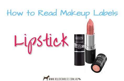 How To Read Makeup Labels Lipstick Hello Natural Living
