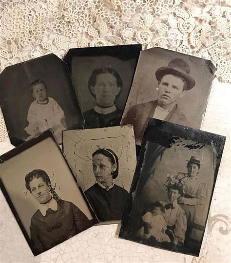 victorian tintypes early photography antique photo victorian portraits