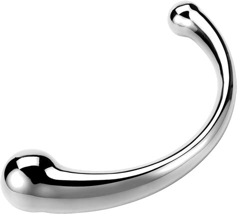 G Spot Massage Dildoxinbale Stainless Steel Curved Dual