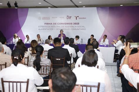 La Capital Firma Dif Tamaulipas Convenio Con Dif Nacional