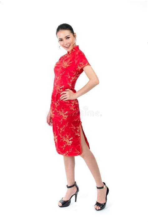 Beautiful Asian Chinese Female Model In Traditional Chinese Dress Stock Image Image Of Asian