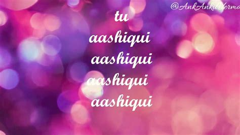 Tu Aashiqui Title Song Colors New Tv Serial Lyrics Song Youtube