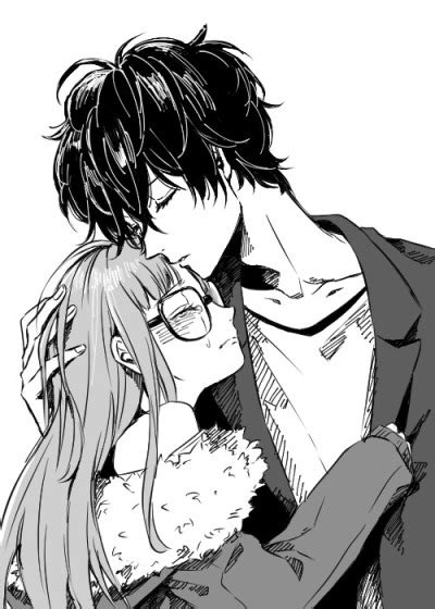 Anime Couple Black And White Shikakutoruinfo