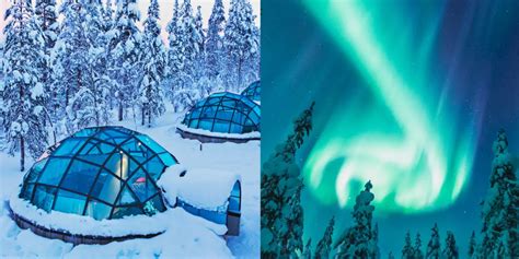 The Kakslauttanen Arctic Resort In Finland Lets Guests Sleep In Glass