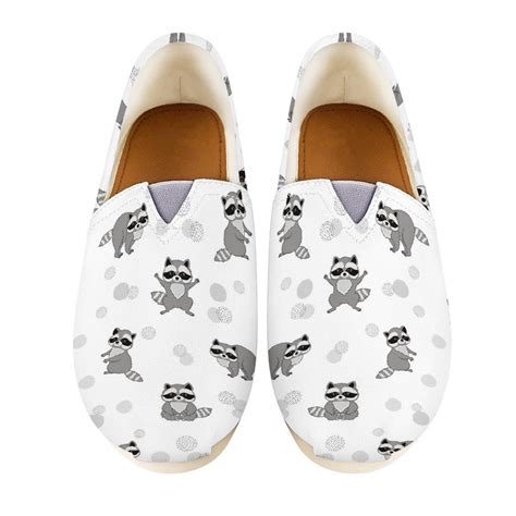 Raccoon Shoes Raccoon Women Shoes Shoes With Raccoon Etsy