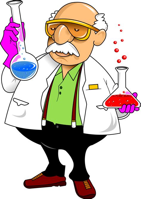 Chemist Cartoon Chemist Stock Illustration Illustration Of Smiled