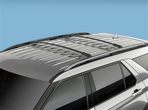 Oem 2020 Ford Explorer Roof Rails Luggage Rack Kit Carbon Black Cross