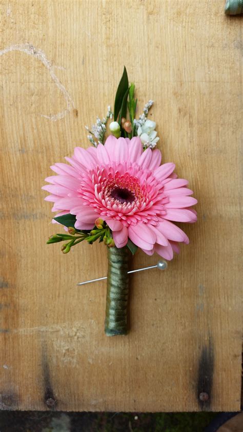 California grown and available all year, this fresh flower features charming. Blossom Bliss Florist Boutonniere: Pink Gerber Daisy ...