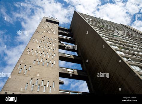 Balfron Tower Poplar London Architect Erno Goldfinger 1960 Stock