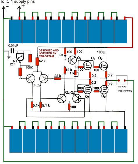 Transformerless Dc To Ac Inverter Circuit Diagram
