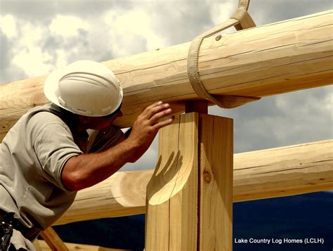 The girls and i camp up on the property again. www.lakecountrylog.com Mortise and Tenon Joinery on a post ...