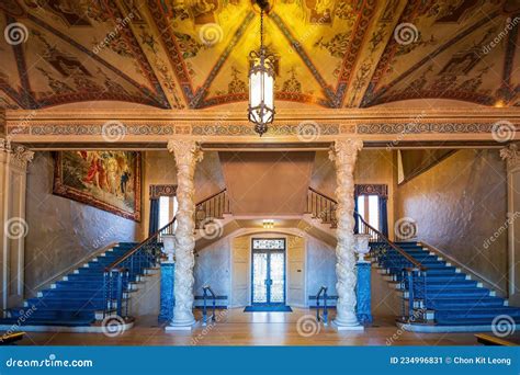 Interior View of the Main Building of Philbrook Museum of Art Editorial