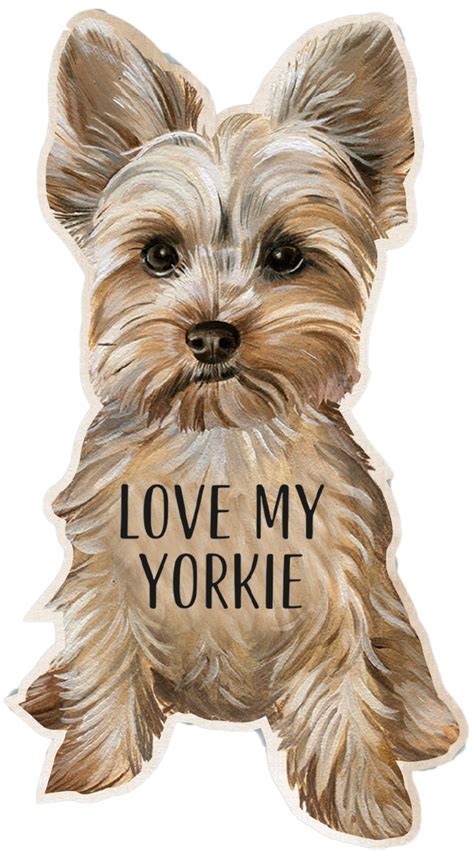 Love My Yorkie Shaped Magnetthese Yorkie Shaped Magnets Are Sweet And