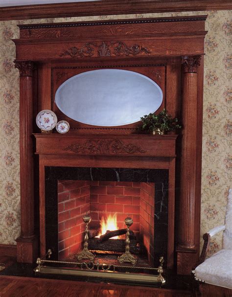 Glamorous Traditional Fireplace Mantel Vintage Fireplace Wood