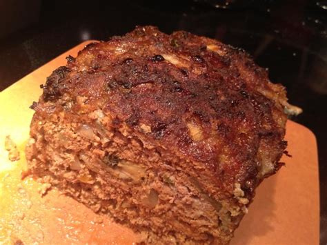 All recipes for meatloaf start with the same basic formula: Average Married Dad's Meatloaf Recipe 2 lbs ground beef 1 cup almond flour 2-3 eggs 1 onion ...