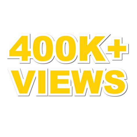 400k Views 400k Views Png 400k Views Celebration 28672394 Png