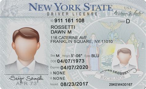 New York Drivers License Editable Psd Premium Template Psd Hub