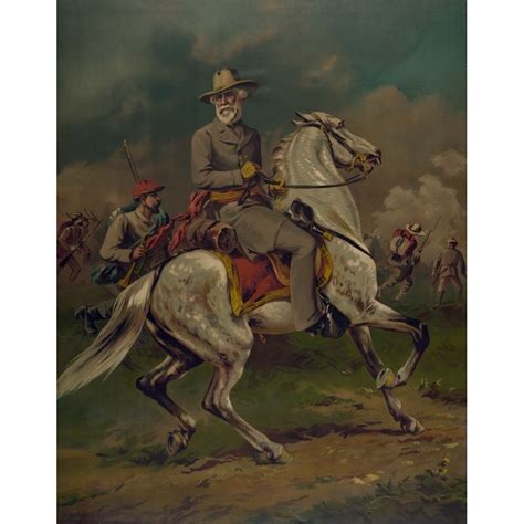 General Robert E Lee On His Horse Traveler Poster Print