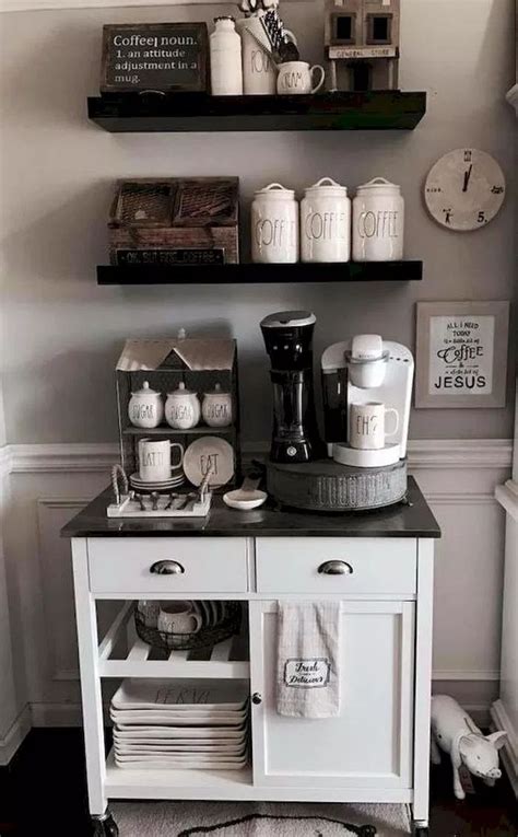 10 Mini Coffee Bar Ideas You Need To Consider For Your Own Godiygo