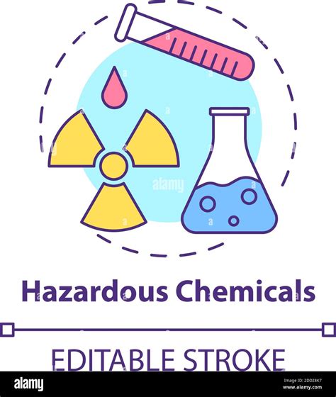Hazardous Chemicals Concept Icon Stock Vector Image And Art Alamy