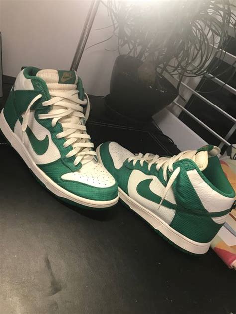 Nike Nike Dunk High White Green Celtic Colorway Grailed