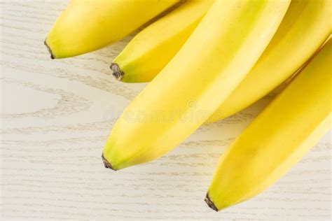 Fresh Yellow Banana With Field Behind Stock Photo Image Of Banana