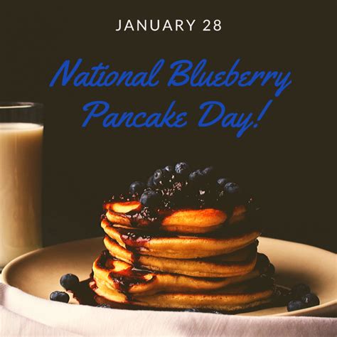 Jan 28 Is National Blueberry Pancake Day