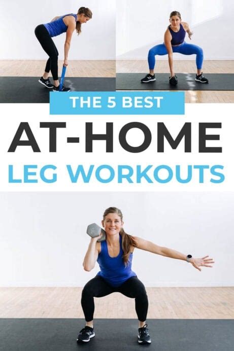 Leg Workouts At Home Pin For Pinterest Nourish Move Love