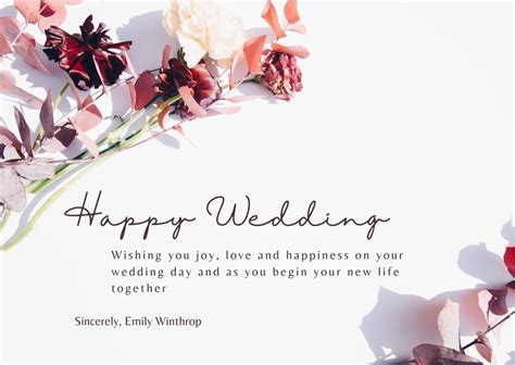 Wedding Wishes What To Write In A Wedding Card Examples Tips