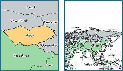 Altai Republic Russia Map Of Altai Ru Where Is Altai Republic