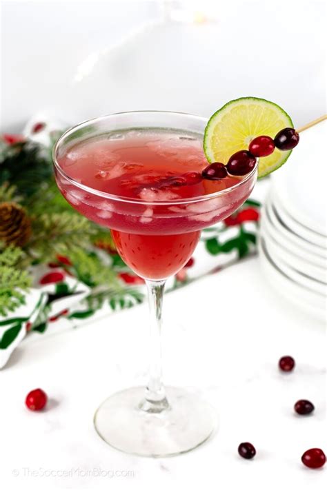 Mistletoe Margaritas Christmas Cranberry Margarita Recipe