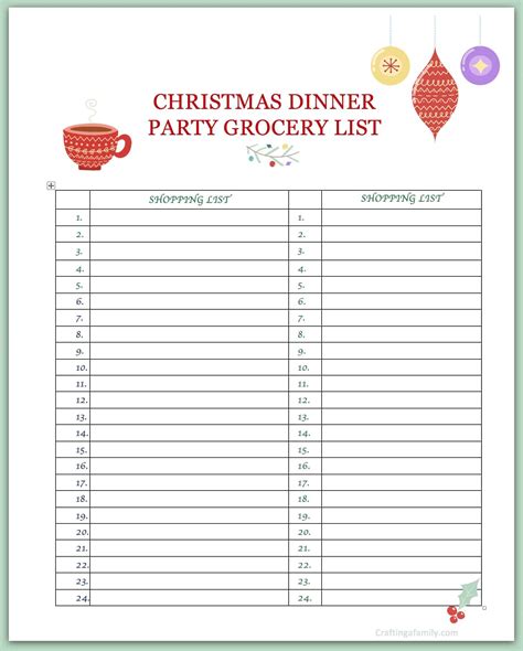 Christmas Party Planning Printable Free Free Pdf Download~ Crafting A