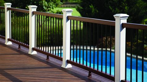 Compatible with all trex® railing no outdoor living space is complete without railing that perfectly captures its surroundings. Composite Deck Railing - DecksDirect