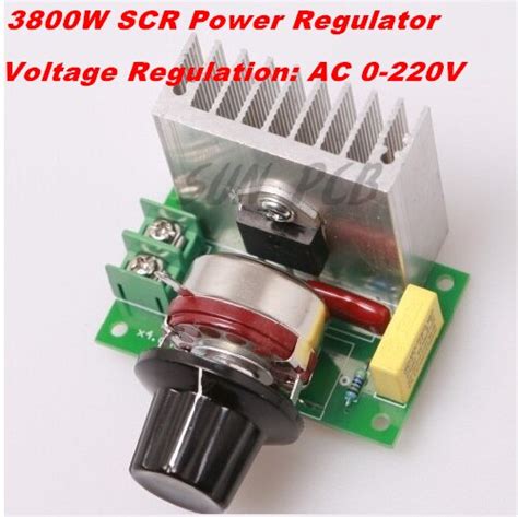 Freeshipping Ac 0 220v 3800w Scr High Power Electronic Voltage