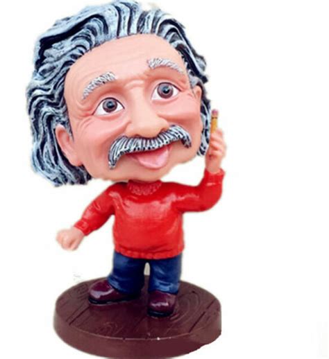 5 Scientist Albert Einstein Bobble Head Cartoon Doll Action Figure