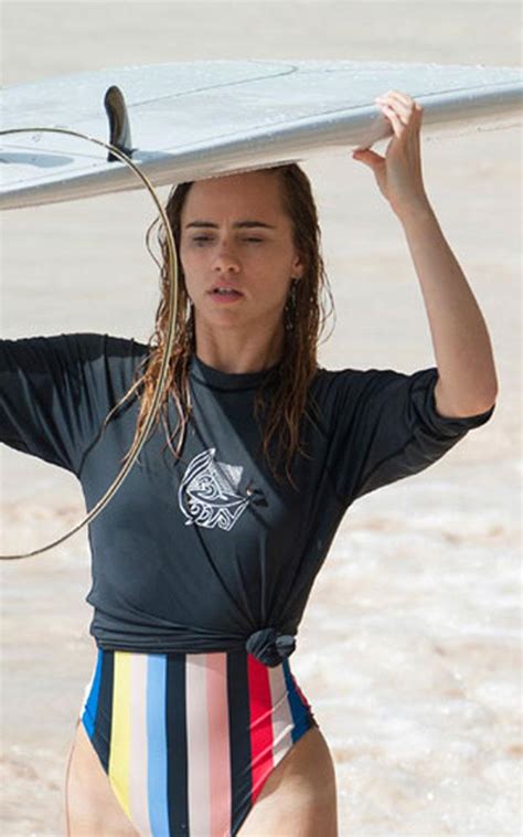 Surfs Up Cara Delevingne And Suki Waterhouse Strip Down In The Waves