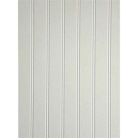 10 Sq Ft White Mdf Beaded Wainscot Panel 739557 The Home Depot