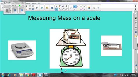 Measuring Mass On A Scale Youtube