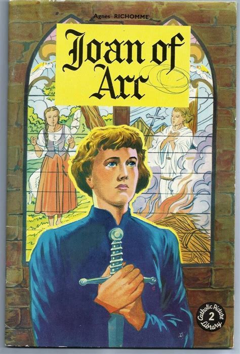 Vintage 1966 Joan Of Arc Agnes Richomme Paperback Book Catholic Series