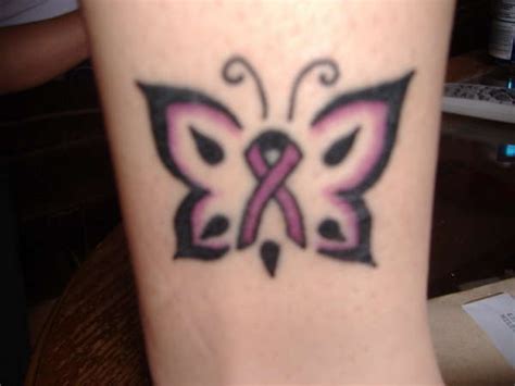 Now there are cancer ribbons (and cancer ribbon tattoos) for just. Cancer Ribbon Butterfly tattoo