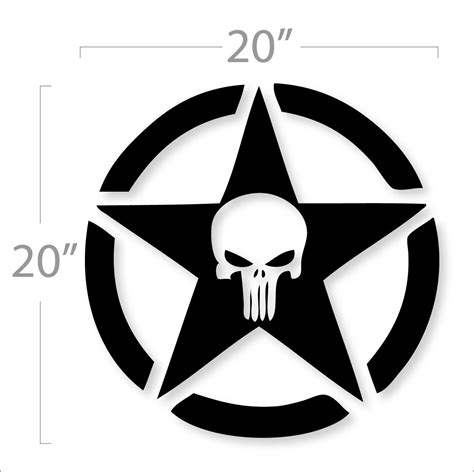 Ideas vintage logo inspiration texture for 2019. JEEP Punisher military star logo design decal sticker